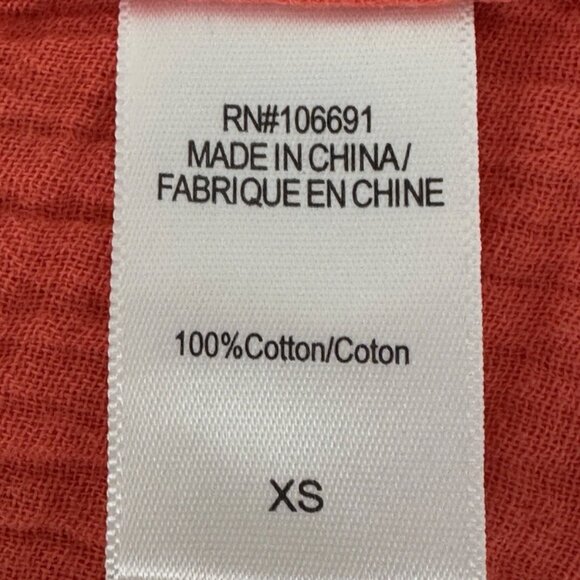 Young Fabulous & Broke On The Road Abigail Orange Wide Leg Side Slit Pants XS - Picture 12 of 12